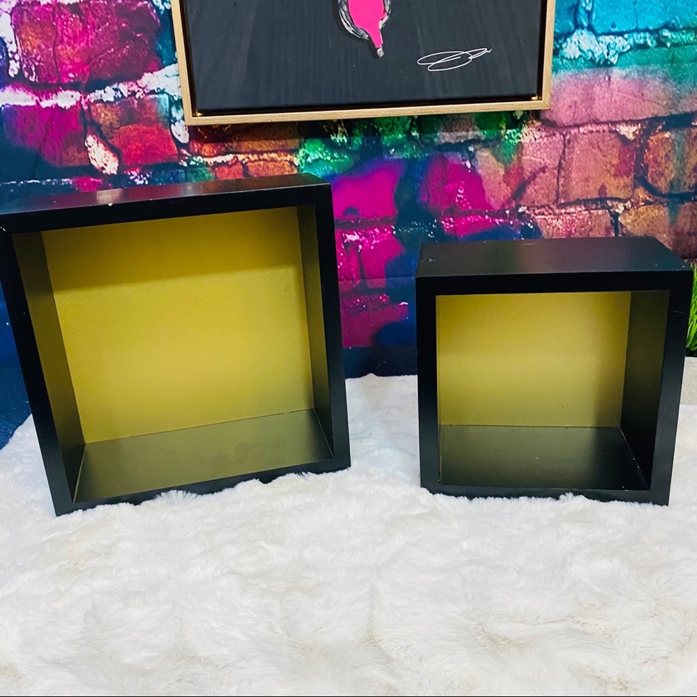 Two cute decor shelves 🖤